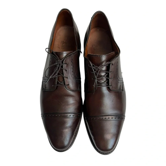 Allen Edmonds 13D Leather ‘Clifton’ 3348 Cap Toe Oxfords in Brown Leather Shoes‎ main image 6